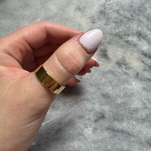 Gorjana 18k gold stacking ring (part of set)